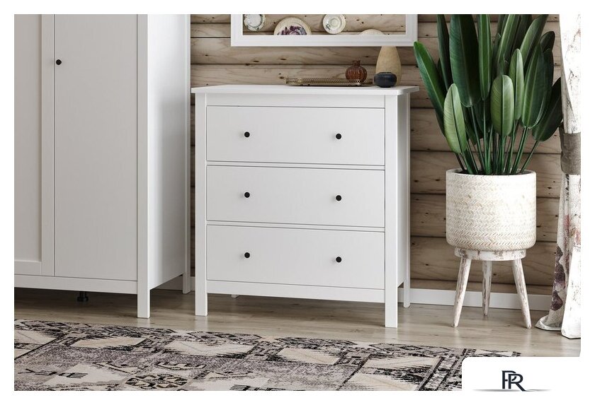 Комод Mio Tesoro Сага 3 ящика 2.08.02.020.1 (белый) - Изображение №6 — Интернет-магазин ПроЗаказ