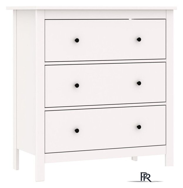 Комод Mio Tesoro Сага 3 ящика 2.08.02.020.1 (белый) - Изображение №1 — Интернет-магазин ПроЗаказ