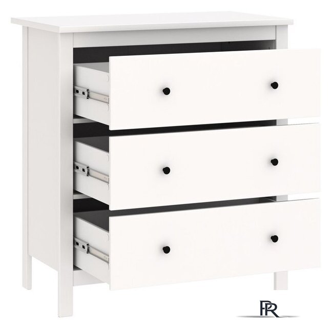 Комод Mio Tesoro Сага 3 ящика 2.08.02.020.1 (белый) - Изображение №3 — Интернет-магазин ПроЗаказ