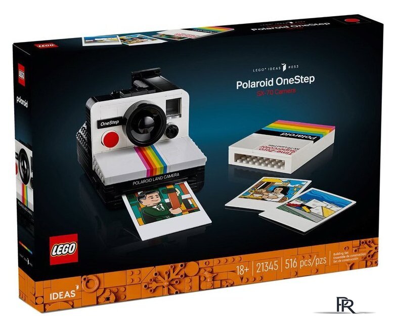 Конструктор LEGO Ideas 21345 Камера Polaroid OneStep SX-70 - Изображение №1 — Интернет-магазин ПроЗаказ