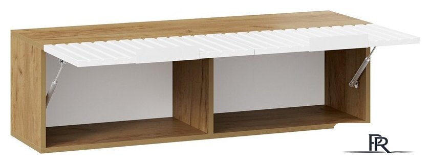 Шкаф распашной Трия Хилтон 1100 (дуб крафт золотой/белый матовый) - Изображение №2 — Интернет-магазин ПроЗаказ