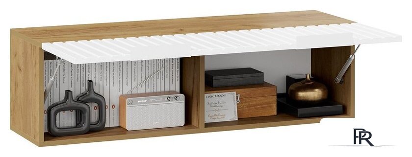 Шкаф распашной Трия Хилтон 1100 (дуб крафт золотой/белый матовый) - Изображение №4 — Интернет-магазин ПроЗаказ