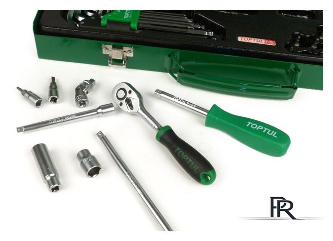 Универсальный набор инструментов Toptul GCAD7202 72 предмета - Изображение №5 — Интернет-магазин ПроЗаказ