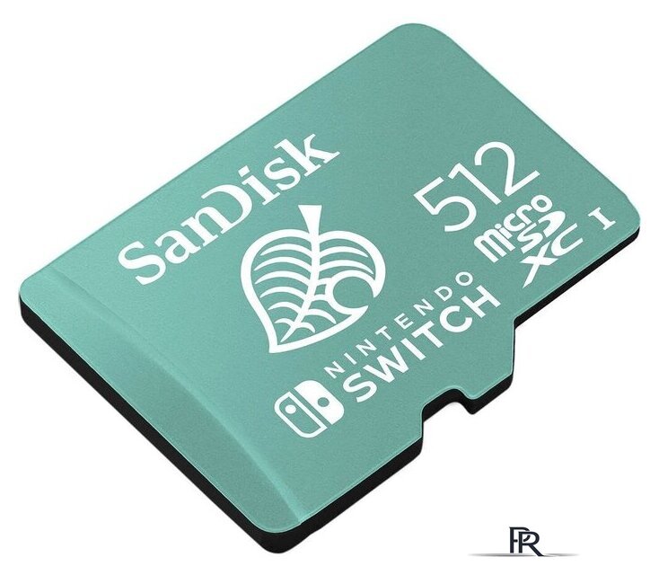 Карта памяти SanDisk Nintendo Switch Licensed Card Animal Crossing Edition microSDXC 512GB SDSQXAO-512G-GNCZN - Изображение №2 — Интернет-магазин ПроЗаказ