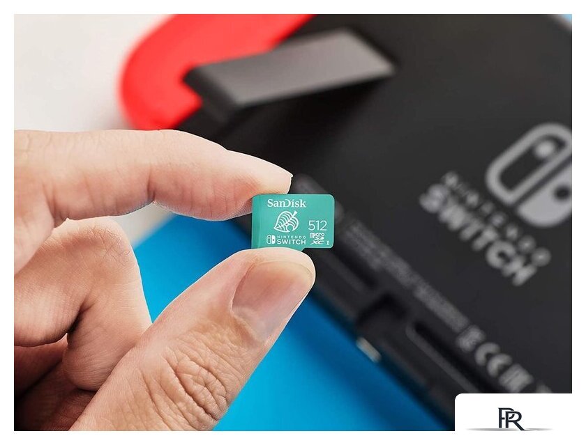 Карта памяти SanDisk Nintendo Switch Licensed Card Animal Crossing Edition microSDXC 512GB SDSQXAO-512G-GNCZN - Изображение №3 — Интернет-магазин ПроЗаказ