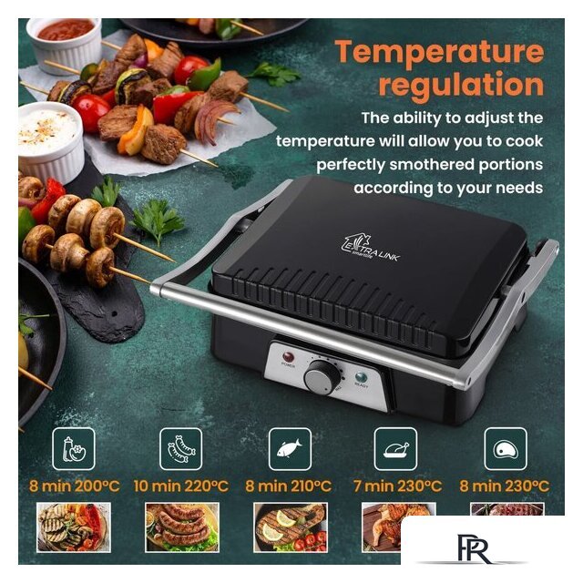 Электрогриль Extralink Smart Life Electric Grill SJ-36 - Изображение №3 — Интернет-магазин ПроЗаказ