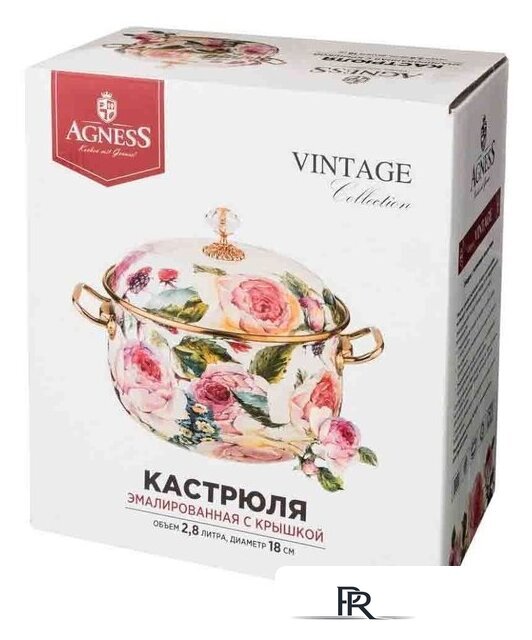 Кастрюля Agness Royal Garden 950-082 - Изображение №4 — Интернет-магазин ПроЗаказ
