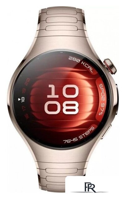 Умные часы Huawei Watch 5 42 мм (золотистый, с золотистым титановым ремешком, международная версия) - Изображение №2 — Интернет-магазин ПроЗаказ