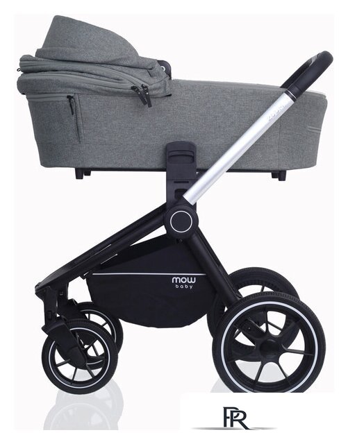 Универсальная коляска Rant MOWbaby Zoom PU (2 в 1, silver grey) - Изображение №8 — Интернет-магазин ПроЗаказ