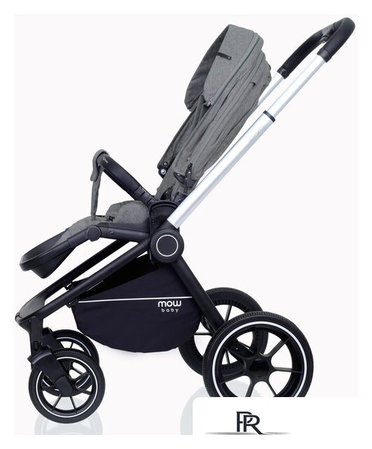 Универсальная коляска Rant MOWbaby Zoom PU (2 в 1, silver grey) - Изображение №10 — Интернет-магазин ПроЗаказ