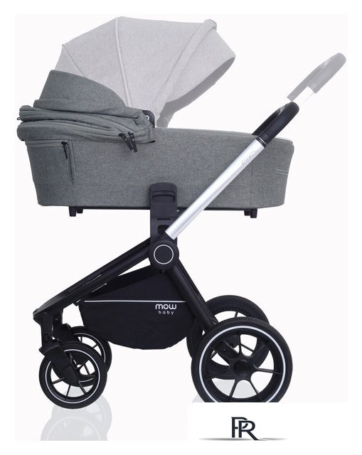 Универсальная коляска Rant MOWbaby Zoom PU (2 в 1, silver grey) - Изображение №9 — Интернет-магазин ПроЗаказ