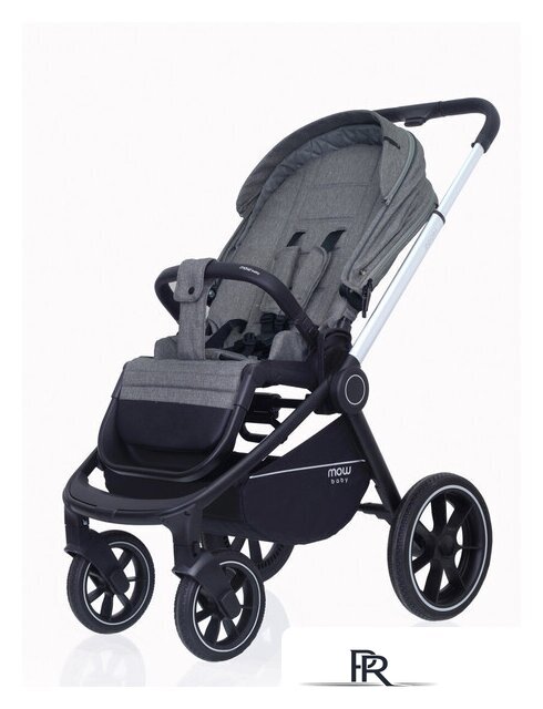 Универсальная коляска Rant MOWbaby Zoom PU (2 в 1, silver grey) - Изображение №11 — Интернет-магазин ПроЗаказ