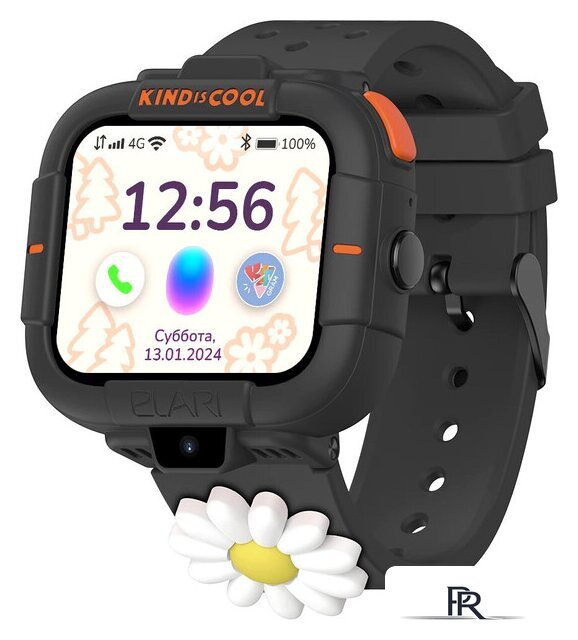 Детские умные часы Elari KidPhone MB (черный) - Изображение №1 — Интернет-магазин ПроЗаказ