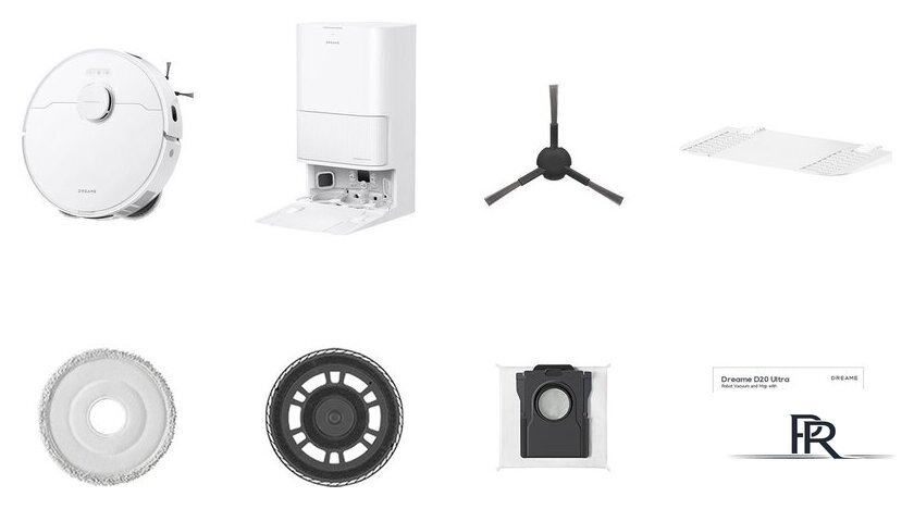 Робот-пылесос Dreame Robot Vacuum D20 Ultra White RLD31SE (евровилка, белый) - Изображение №9 — Интернет-магазин ПроЗаказ