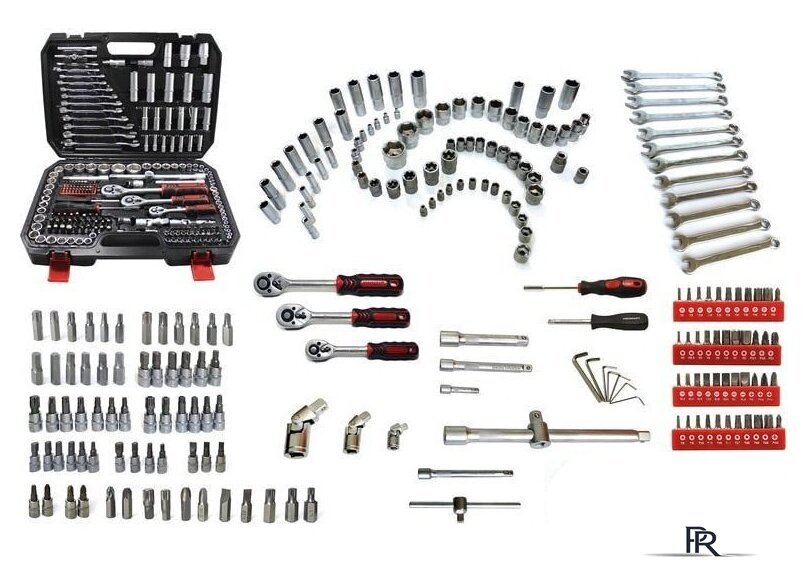 Универсальный набор инструментов ForceKraft FK-38841 (216 предметов) - Изображение №1 — Интернет-магазин ПроЗаказ