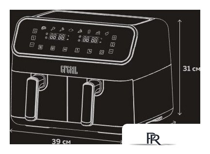 Аэрогриль (аэрофритюрница) GFgril GFA-8000 - Изображение №14 — Интернет-магазин ПроЗаказ