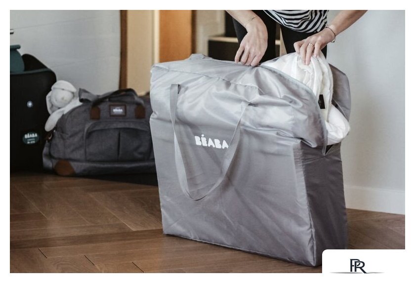 Манеж-кровать Beaba Lit Parapluie 3 в 1 Mineral Gris 946001 - Изображение №6 — Интернет-магазин ПроЗаказ
