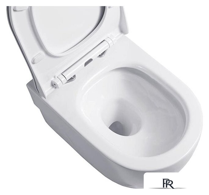 Унитаз подвесной Roxen Porto One Rimless 6 в 1 StounFix Dual Fresh 607036 (кнопка: матовая) - Изображение №8 — Интернет-магазин ПроЗаказ