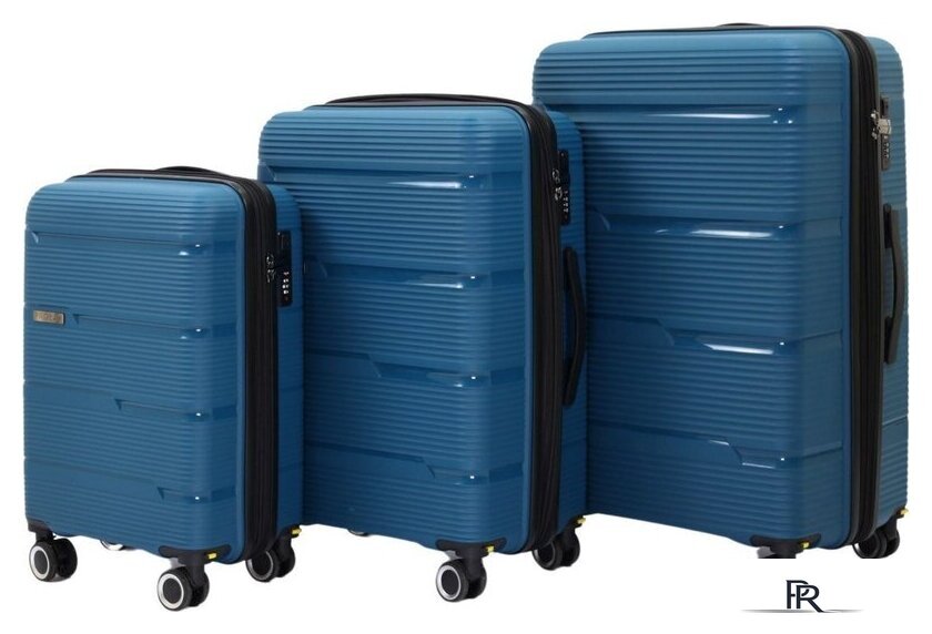 Чемодан-спиннер Pride РР-203 (L, синий) - Изображение №9 — Интернет-магазин ПроЗаказ