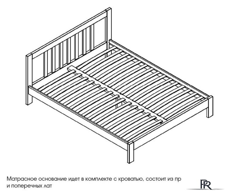 Кровать Мебельград Слип 160x200 (белый фактурный) - Изображение №3 — Интернет-магазин ПроЗаказ