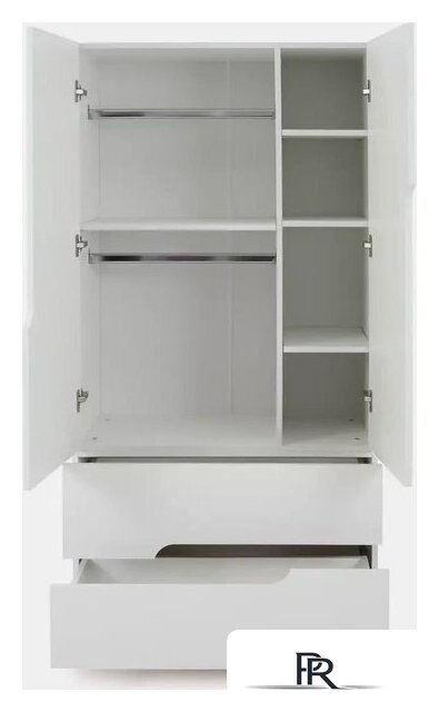 Шкаф распашной MOWbaby Lilla / 400 (Cloud White) - Изображение №8 — Интернет-магазин ПроЗаказ