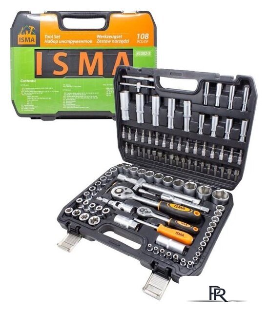 Универсальный набор инструментов ISMA 41082-5(50775) - Изображение №5 — Интернет-магазин ПроЗаказ