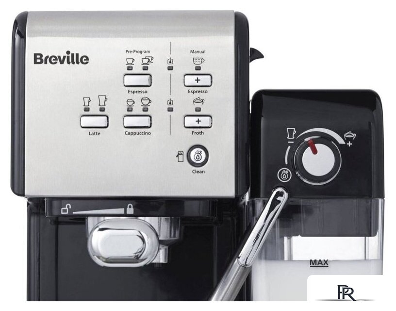 Рожковая кофеварка Breville Prima Latte II VCF108X - Изображение №8 — Интернет-магазин ПроЗаказ