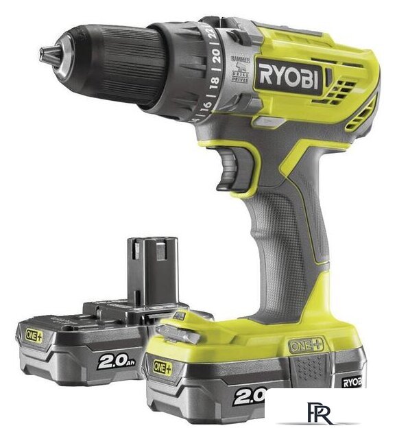 Ударная дрель-шуруповерт Ryobi R18PD3-220S 5133003342 (с 2-мя АКБ, сумка) - Изображение №1 — Интернет-магазин ПроЗаказ