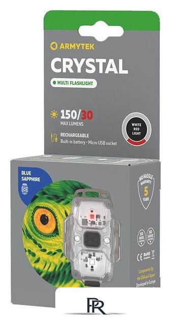 Фонарь Armytek Crystal (зеленый) - Изображение №5 — Интернет-магазин ПроЗаказ