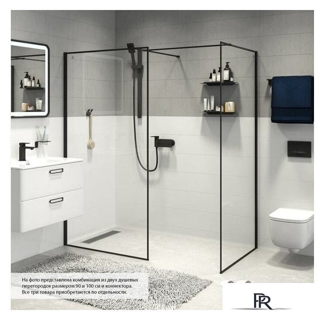 Душевая стенка IDDIS Slide SLI8BS1i23 - Изображение №2 — Интернет-магазин ПроЗаказ