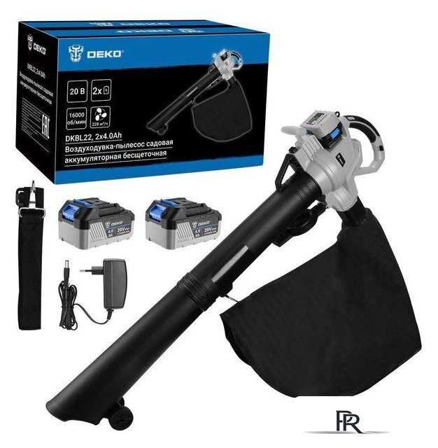 Садовая воздуходувка Deko DKBL22 083-2004 (с 2-мя АКБ) - Изображение №1 — Интернет-магазин ПроЗаказ
