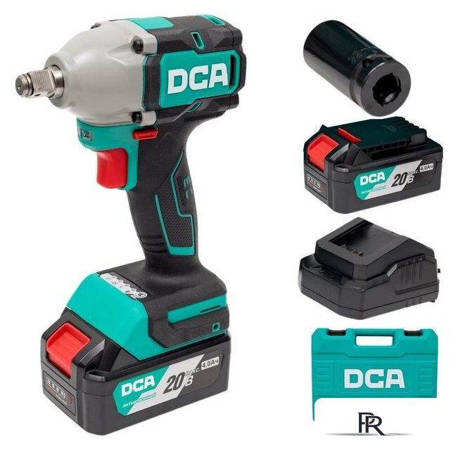Гайковерт DCA ADPB320 Type EM (с 2-мя АКБ, кейс) - Изображение №13 — Интернет-магазин ПроЗаказ