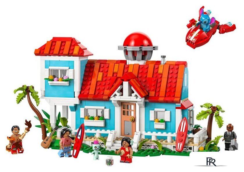 Конструктор LEGO Disney Пляжный домик Лило и Стича 43268 - Изображение №4 — Интернет-магазин ПроЗаказ