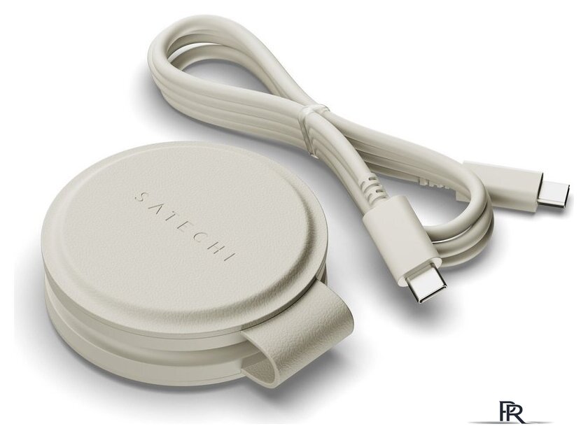 Беспроводное зарядное Satechi OntheGo 2-in-1 Charger ST-QTG21W (бежевый) - Изображение №3 — Интернет-магазин ПроЗаказ