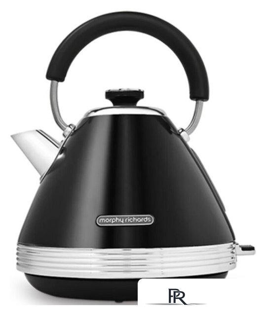 Электрический чайник Morphy Richards Retro Pyramid Black 100331 - Изображение №1 — Интернет-магазин ПроЗаказ