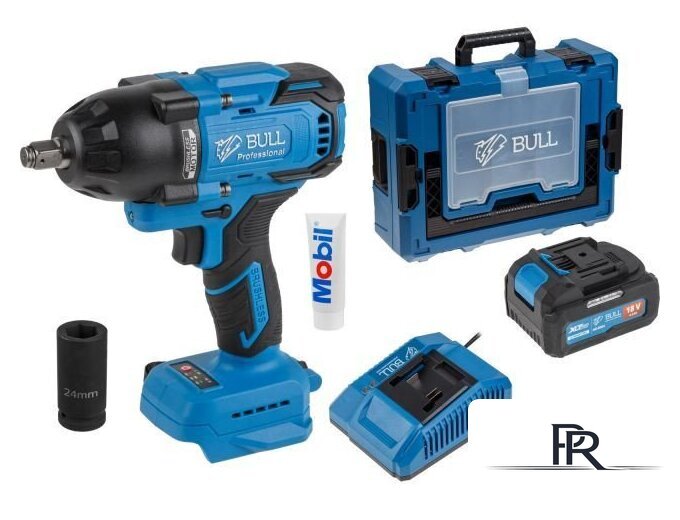 Гайковерт Bull SC 1807 1329722 (с 1-им АКБ, кейс) - Изображение №1 — Интернет-магазин ПроЗаказ