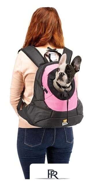 Рюкзак-переноска Ferplast Kangoo S (черный/розовый) - Изображение №7 — Интернет-магазин ПроЗаказ