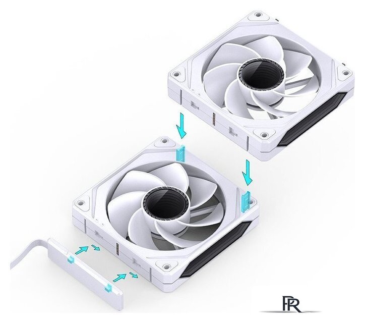 Комплект вентиляторов для корпуса Jonsbo ZL-120 Reversed (белый, 3 шт.) - Изображение №10 — Интернет-магазин ПроЗаказ