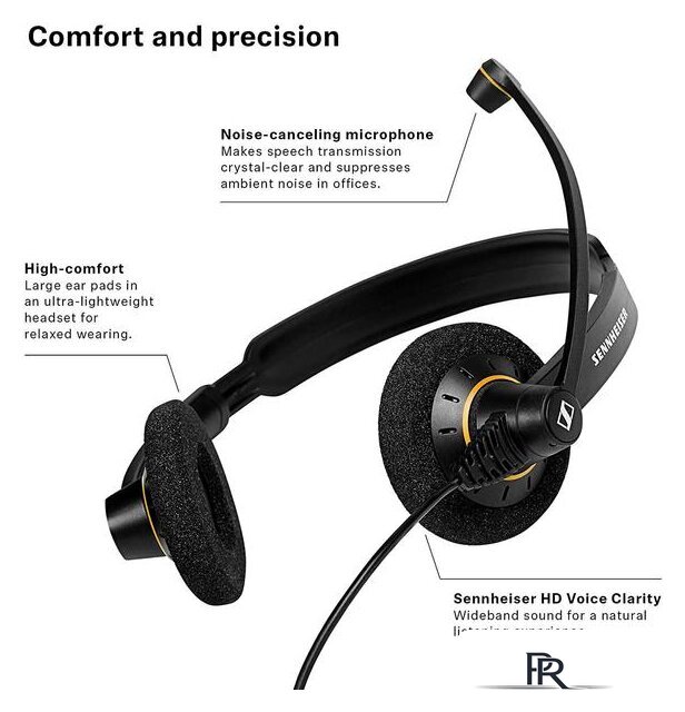 Офисная гарнитура Sennheiser SC 60 USB ML - Изображение №5 — Интернет-магазин ПроЗаказ