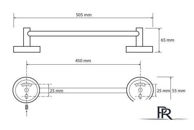 Держатель для полотенца Bemeta Omega 104104022 - Изображение №2 — Интернет-магазин ПроЗаказ
