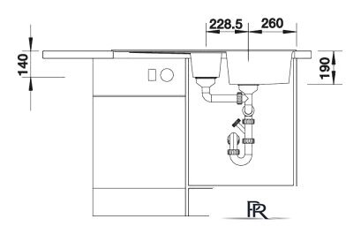 Кухонная мойка Blanco Zia 6 S (антрацит) [514748] - Изображение №4 — Интернет-магазин ПроЗаказ