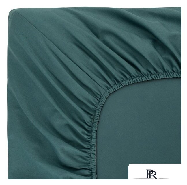 Простыня Sofi De MarkO Мармис 160x200 Пр-мс-160x200x30т.зел (темно-зеленый) - Изображение №1 — Интернет-магазин ПроЗаказ