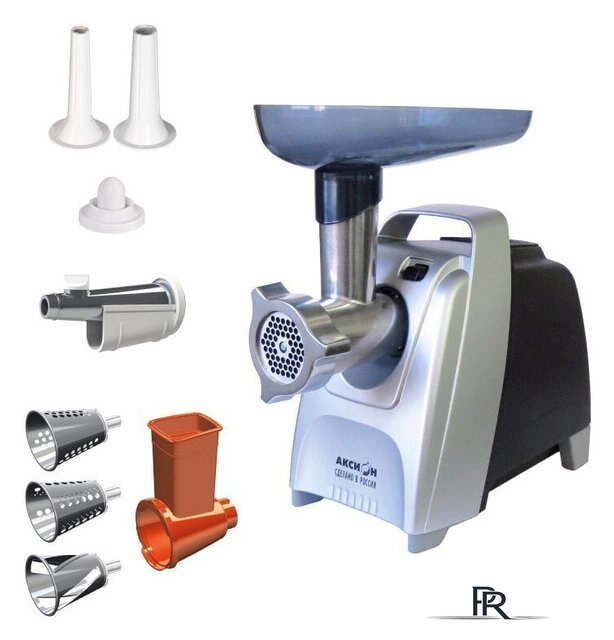 Мясорубка Аксион М62.02 (черный/серебристый) - Изображение №1 — Интернет-магазин ПроЗаказ