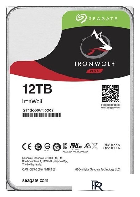 Жесткий диск Seagate IronWolf 12TB ST12000VN0008 - Изображение №1 — Интернет-магазин ПроЗаказ
