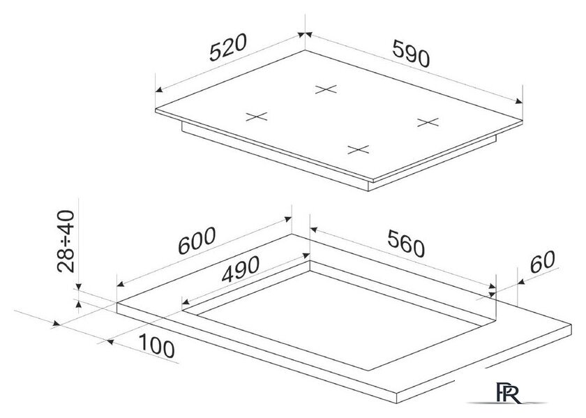 Варочная панель Hansa BHGI650103 - Изображение №2 — Интернет-магазин ПроЗаказ