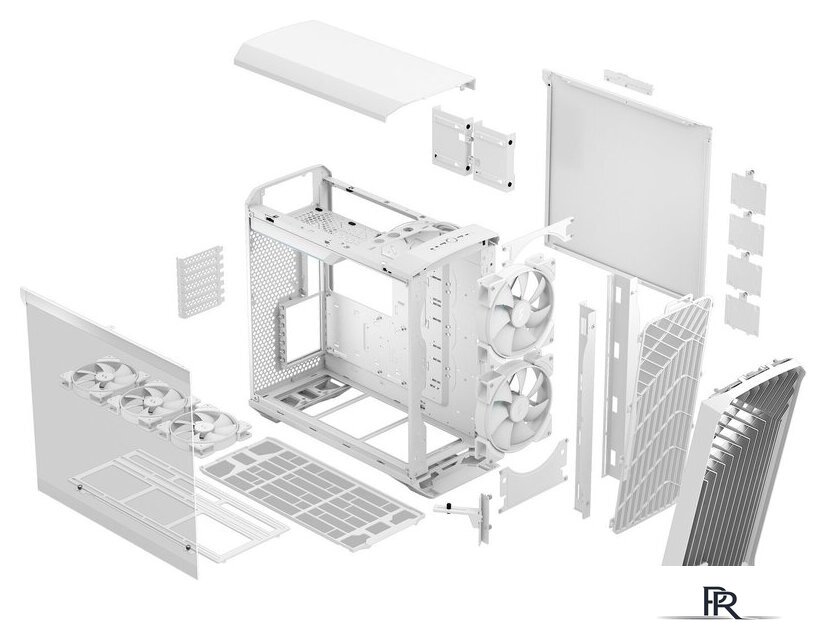 Корпус Fractal Design Torrent RGB White TG Clear Tint FD-C-TOR1A-07 - Изображение №20 — Интернет-магазин ПроЗаказ