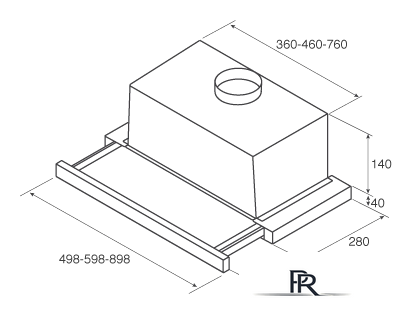 Кухонная вытяжка Jetair Aurora LX/WH/F/50 (PRF0093764) - Изображение №7 — Интернет-магазин ПроЗаказ