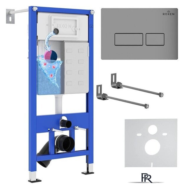 Инсталляция для унитаза Roxen StounFix Dual Fresh 856831 - Изображение №1 — Интернет-магазин ПроЗаказ