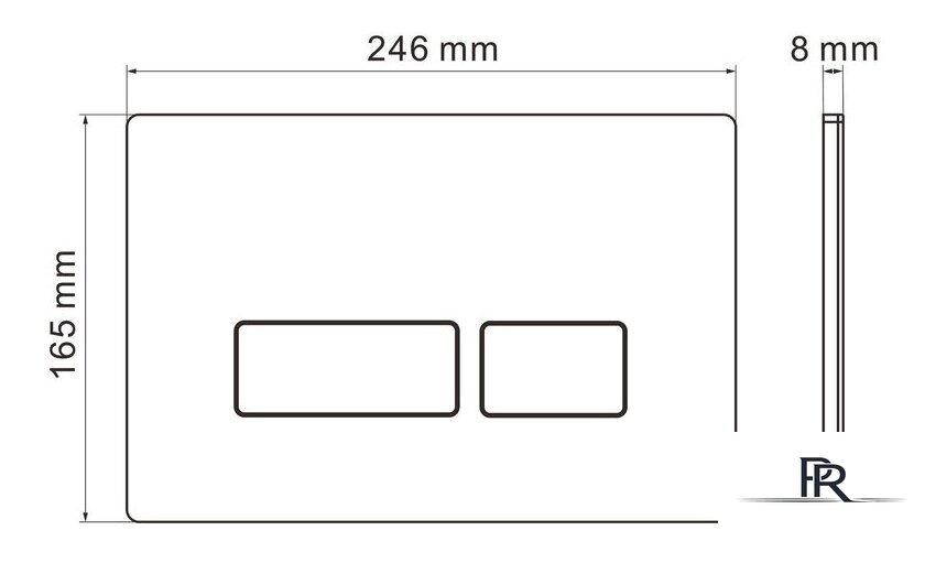 Инсталляция для унитаза Roxen StounFix Dual Fresh 856831 - Изображение №11 — Интернет-магазин ПроЗаказ