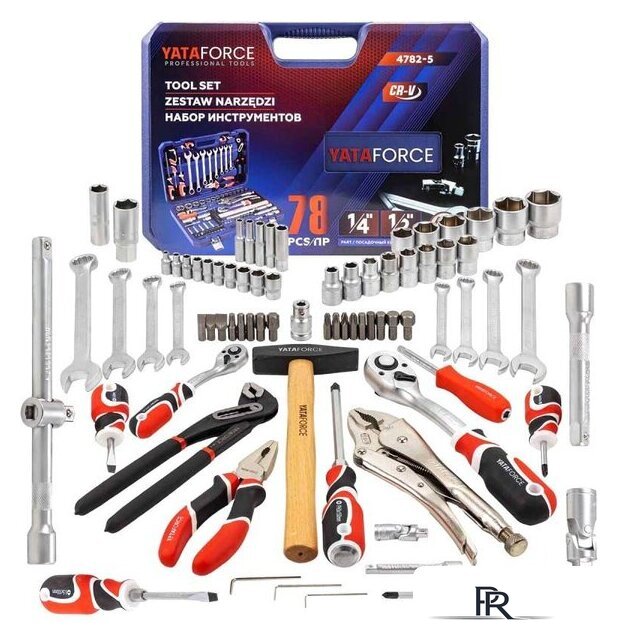 Набор домашнего мастера Yataforce YF-4782-5 (78 предметов) - Изображение №2 — Интернет-магазин ПроЗаказ